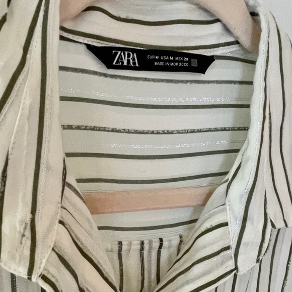 Zara striped button up - Picture 3 of 3